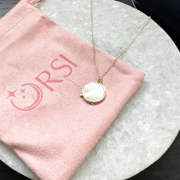 New ORSI Monoceros Unicorn MOP Necklace - Picture 3 of 4